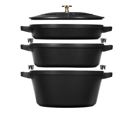 Staub Gusseisen-Kochtopf-Set