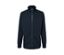 Marineblaue Funktionsjacke mit Reißverschluss.