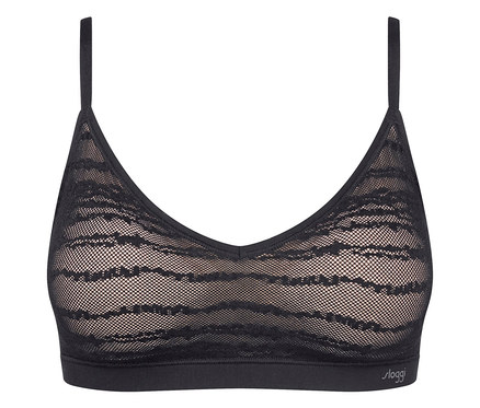 sloggi FREE Evolve PU Lace BH, black