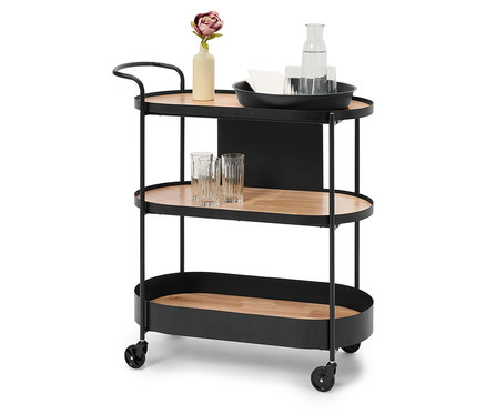 Servierwagen mit Tablett