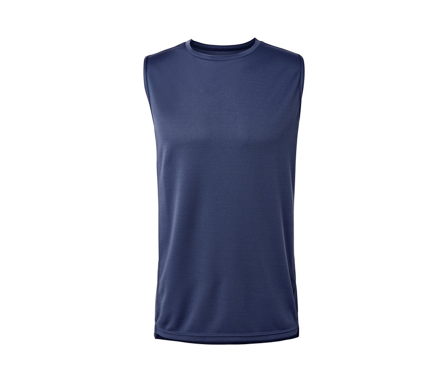 Blaues Tanktop.