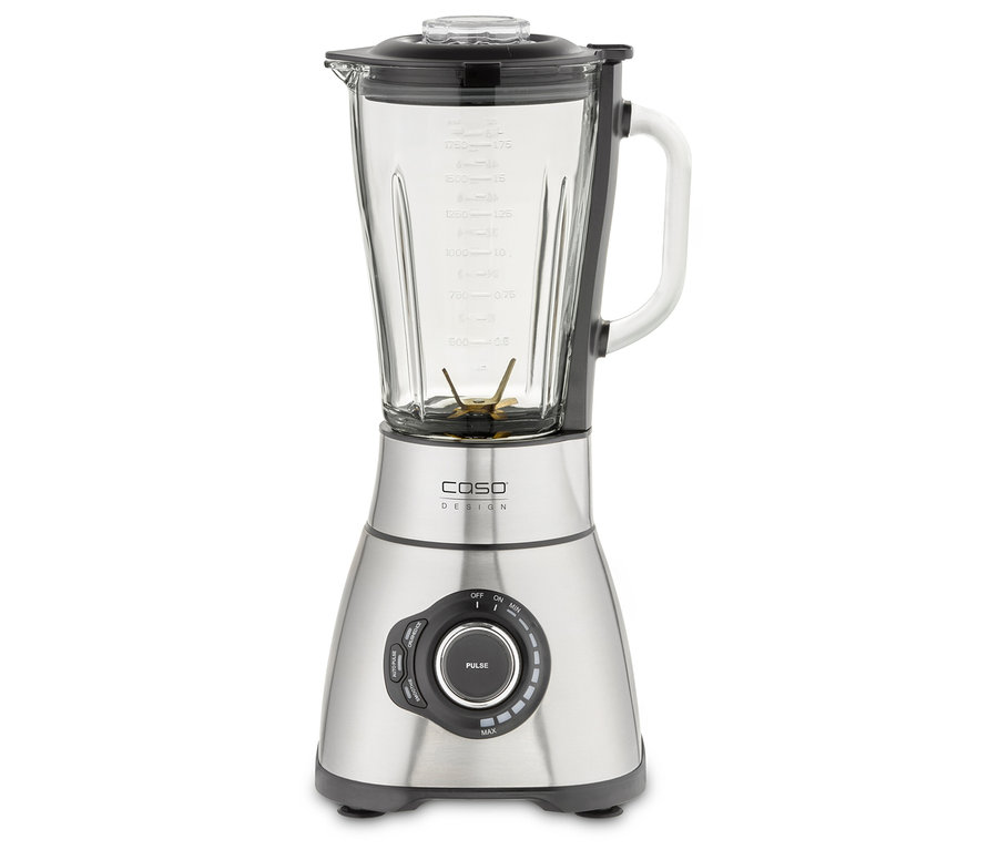 Nahaufnahme des »B 1800 Power Blender« Standmixers von Caso.