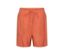 Aprikotfarbene Shorts mit Kordelzug in der Taille.
