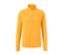 Orangefarbenes Thermo-Funktionsshirt mit langen Ärmeln und Reißverschluss.