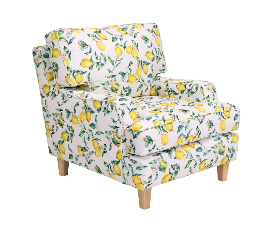Sessel »Penny« mit Zitronen-Print.