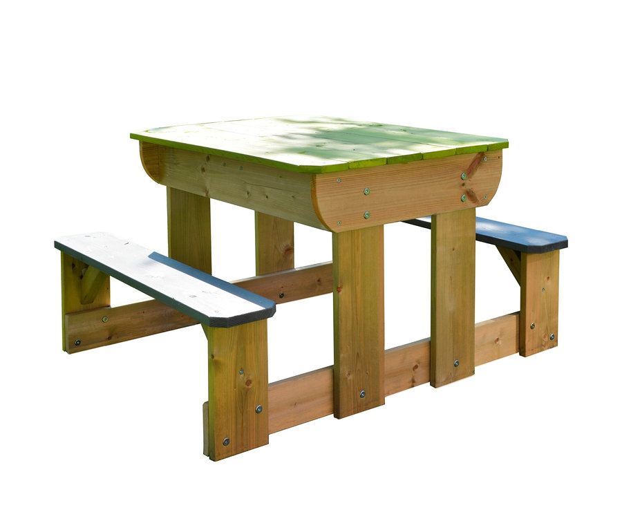 Wendi Picknick- und Matschtisch mit Bänken.