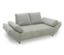 Graues DOMO collection Daybed »Molde Leif55« mit zwei Kissen.