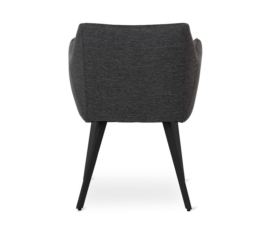 Rückansicht des Dining-Sessels mit Quick-Dry-Foam und Outdoor-Tex-Bezug.