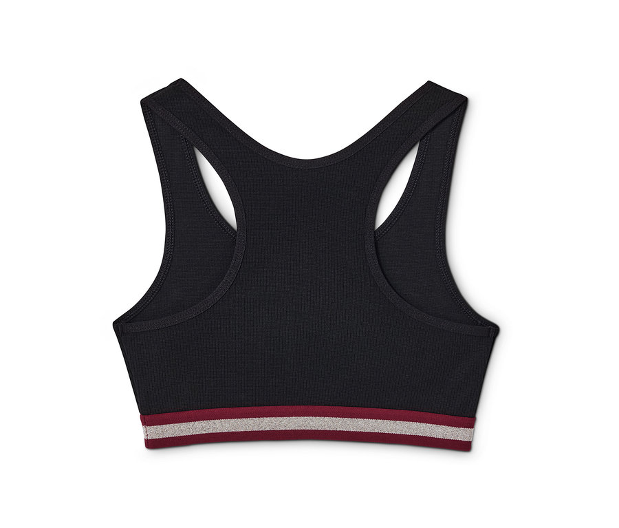 Schwarzes Bustier aus einem 3er Set.