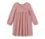 Kinder-Jerseykleid - Altrosa-dunkelrosa gestreift