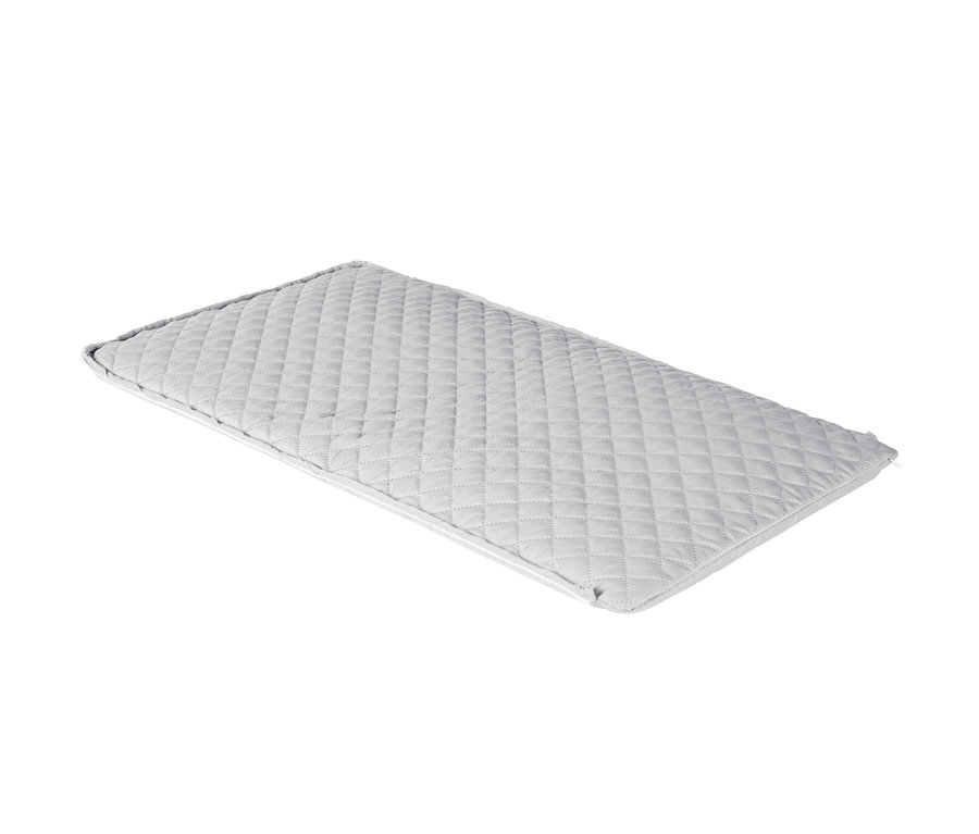 Graue Roba 3-in-1-Babylounge mit Rautenmuster auf weißem Hintergrund.