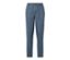Eine blaue Leinen-Chino.