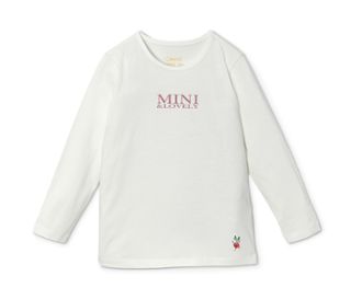 Cremeweiß mit mehrfarbigem »Mini &amp; Lovely«-Print