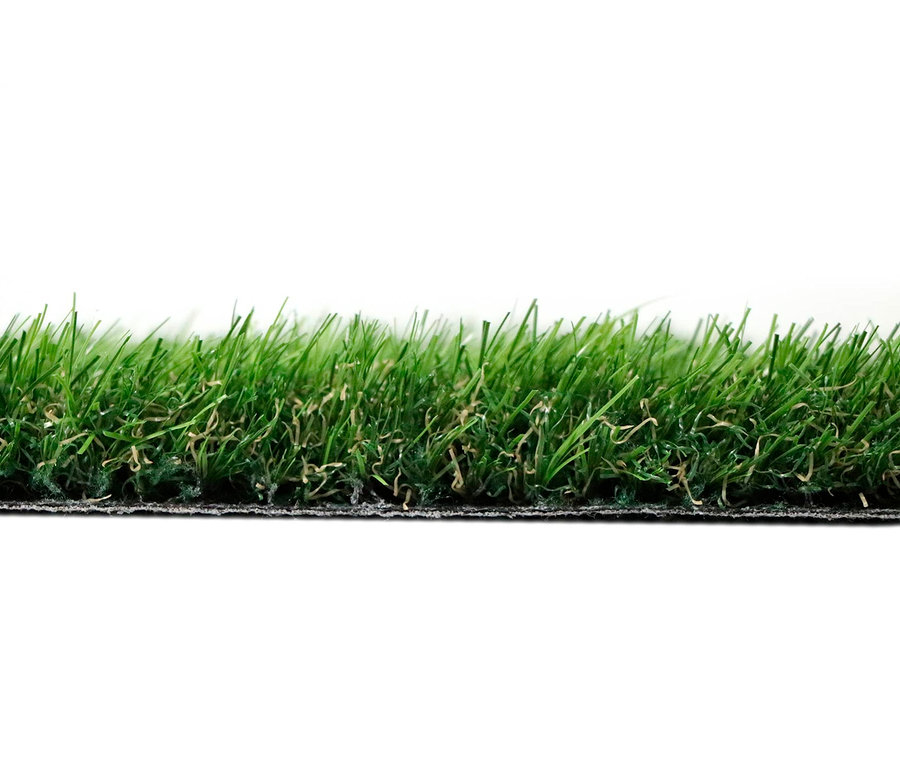 Detailaufnahme des Primaflor Kunstrasen »WOODLAND«.