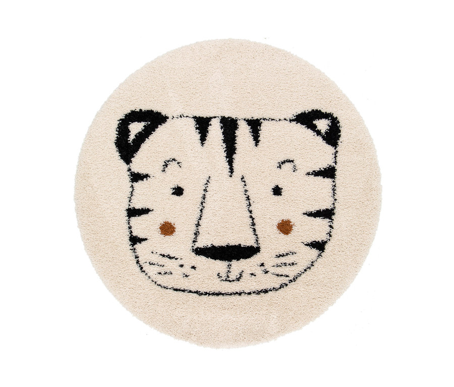 Kinderteppich NOMAD Tiger, Ø ca. 135 cm.