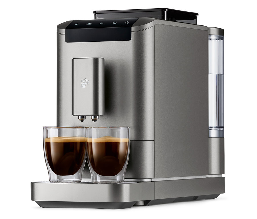 »Esperto2 Caffè« Kaffeevollautomat, Titanium Silver
