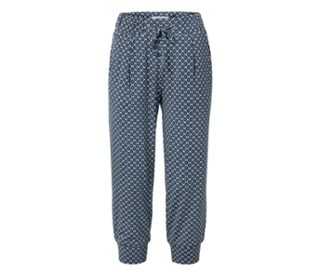 Blau-cremeweißer Alloverprint
