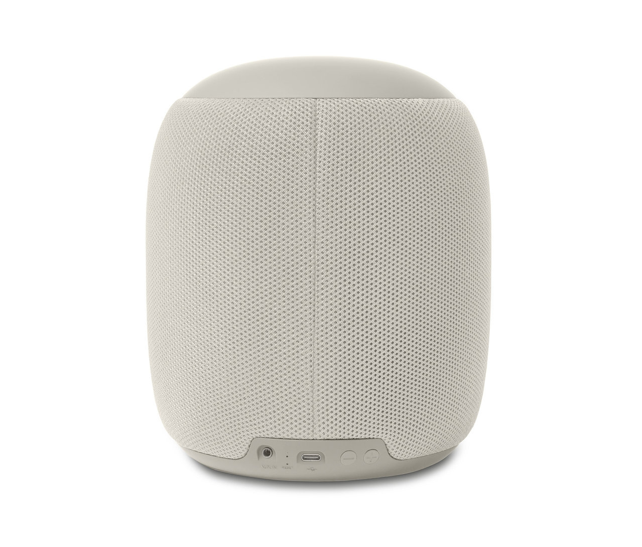 Grauer Fabric-Bluetooth®-Lautsprecher, groß.