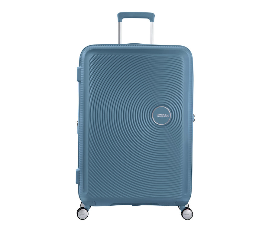Blauer American Tourister Hartschalen-Koffer »Soundbox« Spinner, groß.