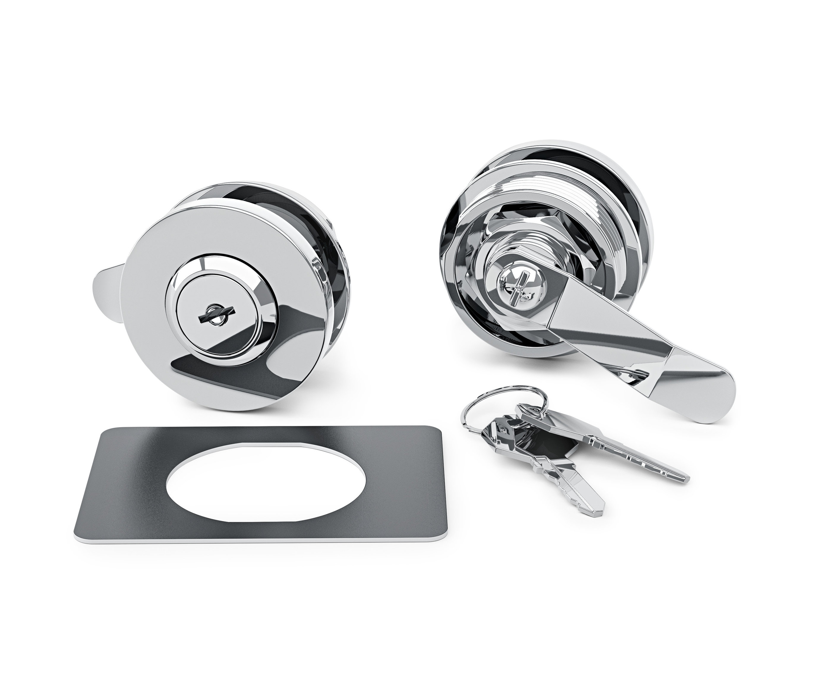 Ergänzungsset Schloss »CN3« auf weißem Hintergrund.