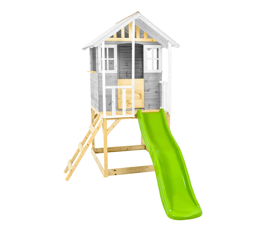 Holz-Stelzenhaus »Valli« mit Rutsche.