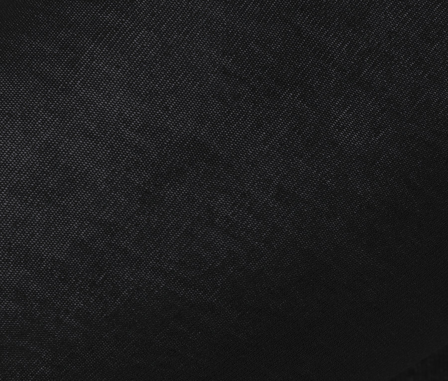 Detailaufnahme einer schwarzen Strick-Strumpfhose mit Viskose.