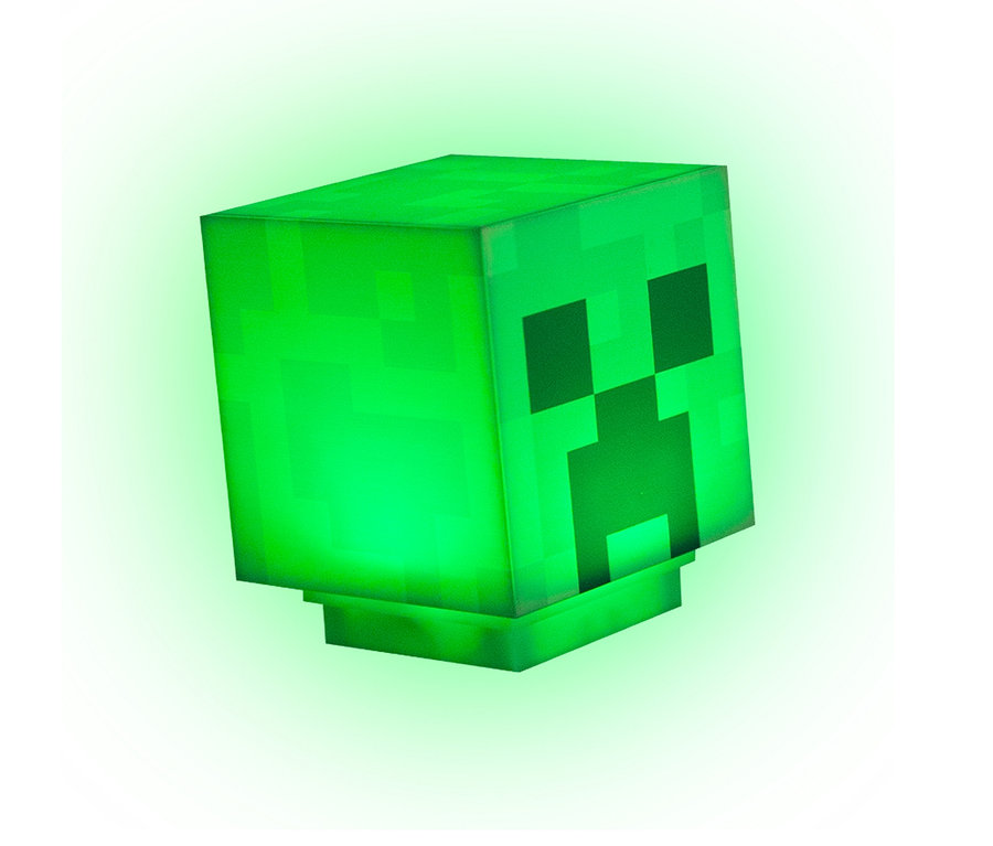 Grüne MINECRAFT LED Dekoleuchte, Creeper.