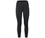 Schwarze Leggings mit Muster.