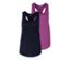 Zwei violette und blaue Funktionstops.