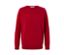 Roter Cashmere-Pullover mit Rundhalsausschnitt.
