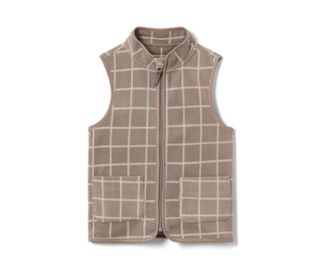 Mocca-beige kariert
