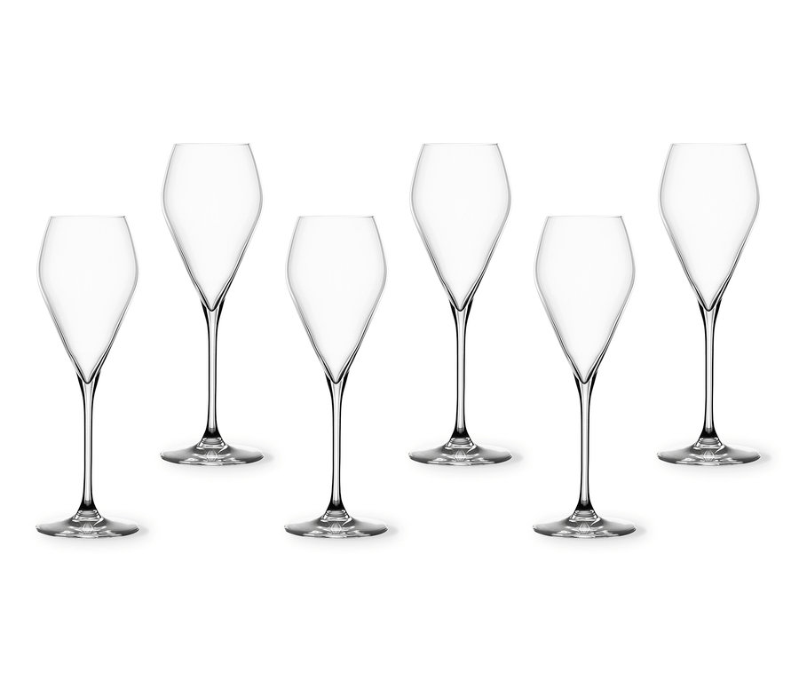 Sechs Spiegelau Sparkling Party Gläser, 230 ml.