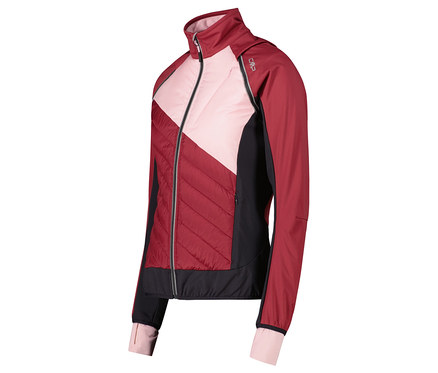 CMP Hybride Damen Jacke mit abnehmbaren Ärmeln, peony