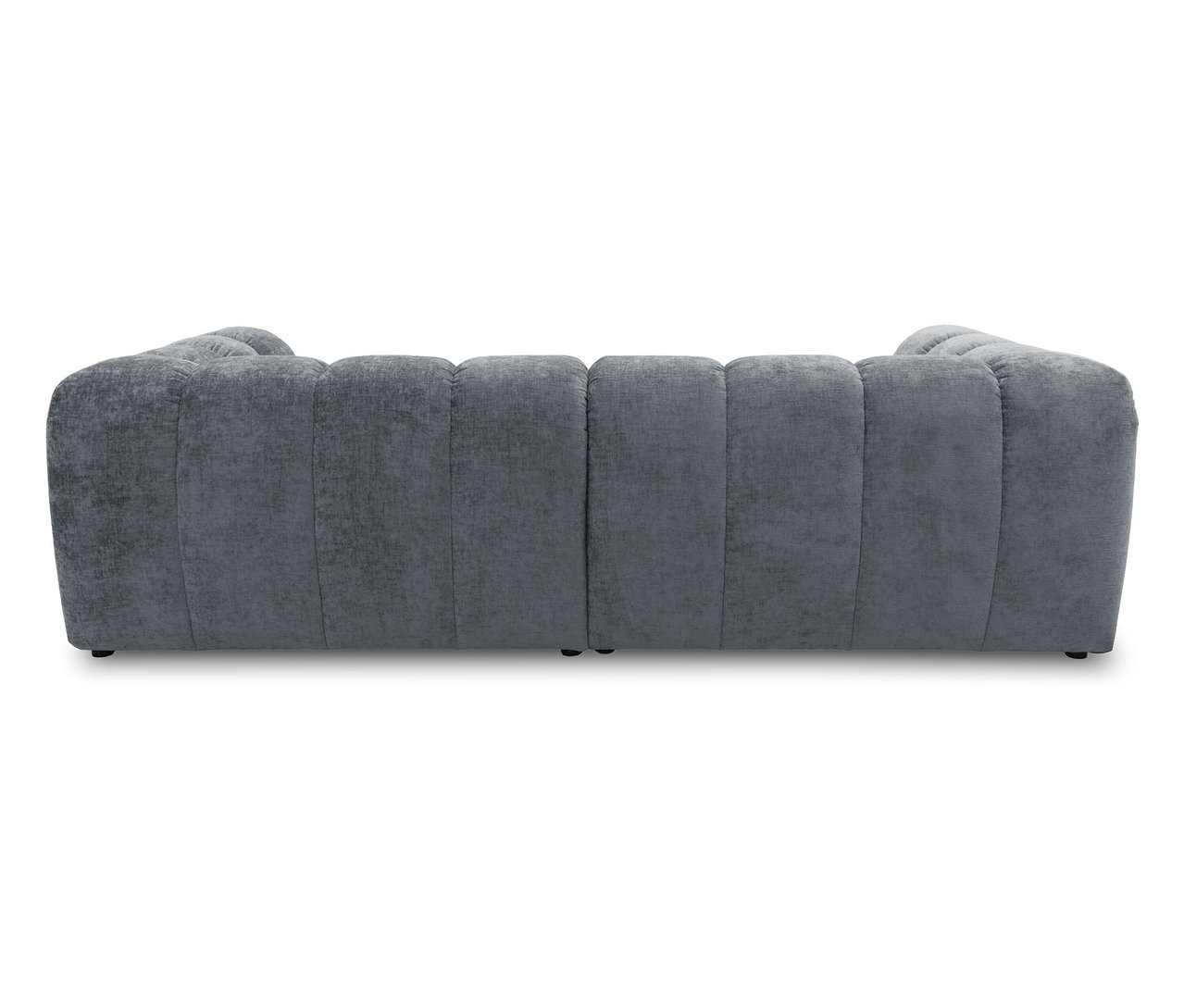 Breites, graues DOMO Bigsofa Sitzraster.