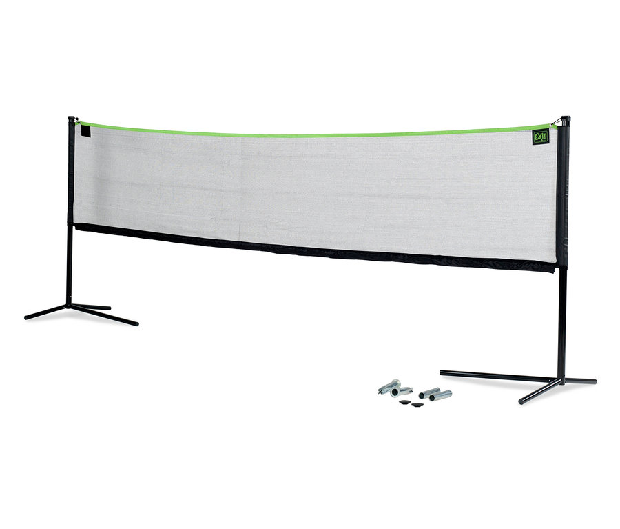 Schwarzes EXIT Multi-Sport-Netz »5000« mit weißem Netz vor einem weißen Hintergrund.