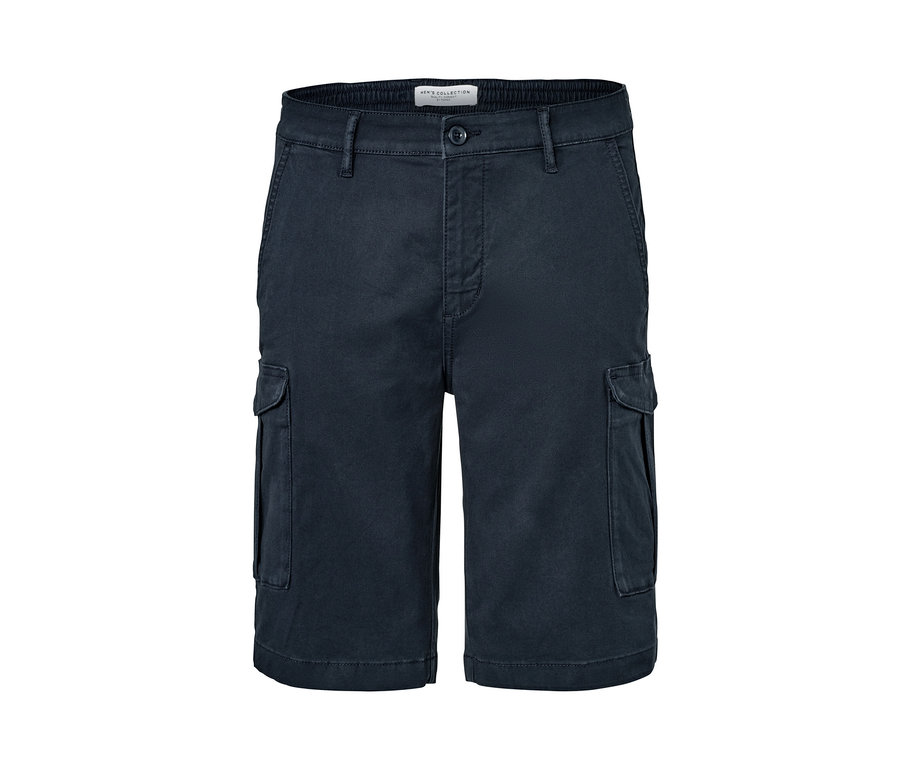 Navy Cargo-Shorts.