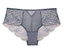 Panty mit Stickerei, rauchblau