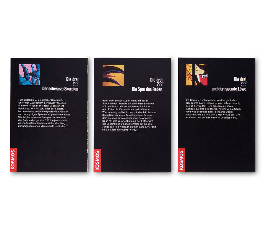 Drei Taschenbücher "Die drei ???".