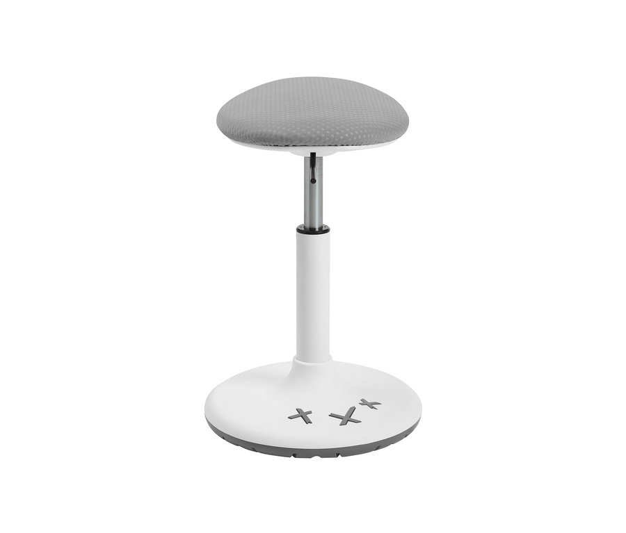 Grauer Topstar Kinderhocker »XStool 20« vor weißem Hintergrund.