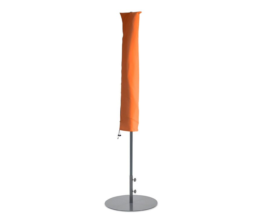 Leco Sonnenschirm, Ø 300 cm, inkl. Abdeckhaube, orange.