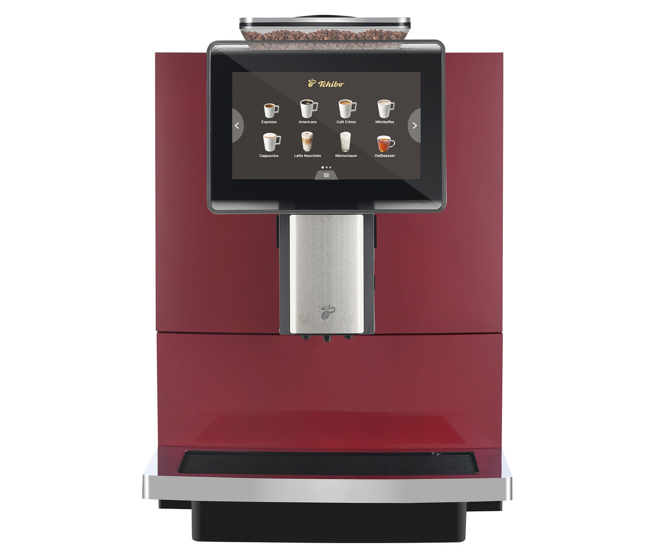 »Tchibo Office« Kaffeevollautomat, rot.