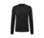 Schwarzes Langarm-Funktionsshirt.