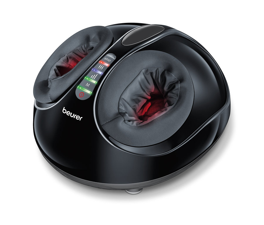 Schwarzes Beurer®-Fußmassagegerät »FM 90«.