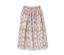 Ein NAH/STUDIO Rock aus Bio-Baumwolle mit Muster in Beige.
