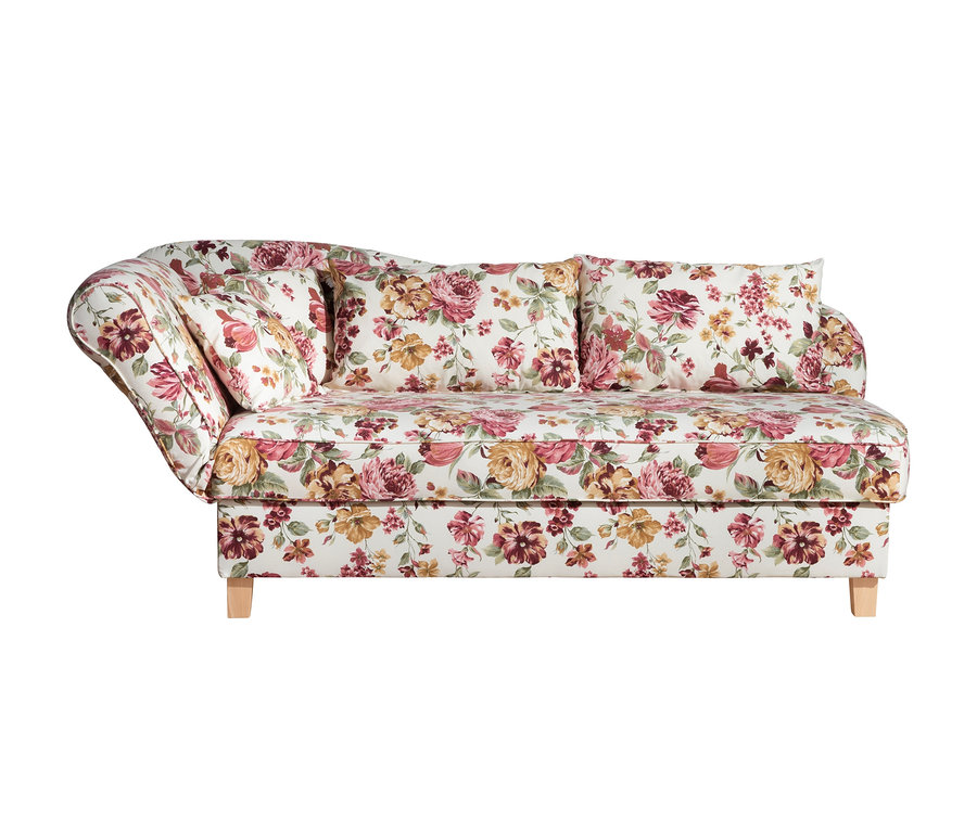 Blumenmuster Recamiere »Saturn« mit Stauraum links von Max-Winzer®.