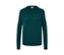 Grüner Feinstrickpullover mit Cashmere.