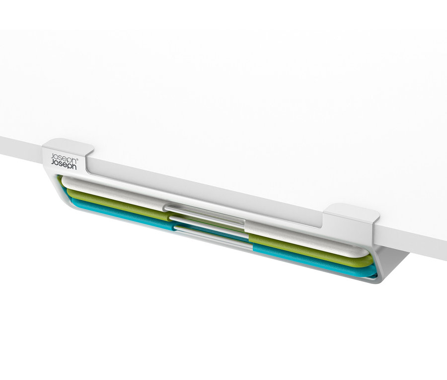 Joseph Joseph Schneidebrett-Set »Folio Slim« in Halterung.