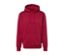 Roter Hoodie.