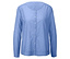 Blau mit Alloverprint