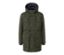 Olivgrüne Parka.